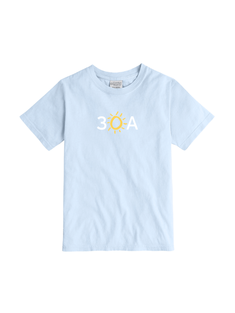 30A Logo Comfort Colors Youth T-Shirt - 30A Gear - youth tee