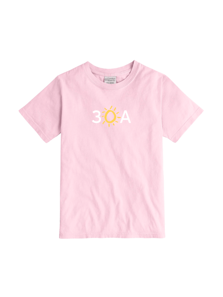 30A Logo Comfort Colors Youth T-Shirt - 30A Gear - youth tee