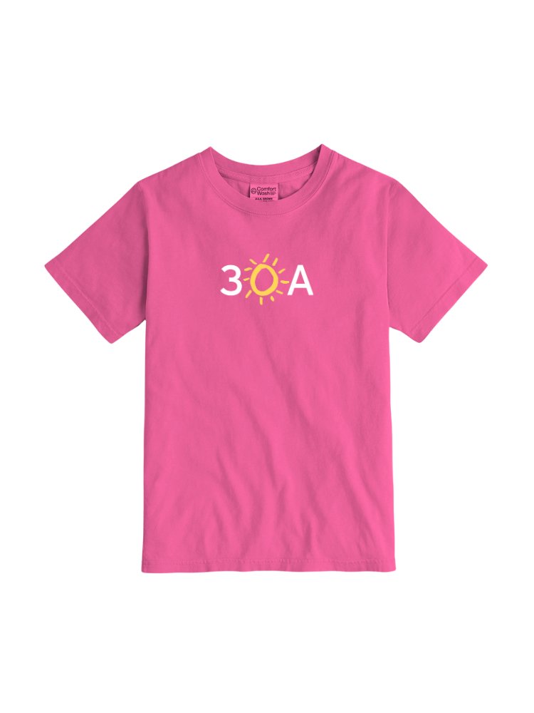 30A Logo Comfort Colors Youth T - Shirt - 30A Gear - youth tee