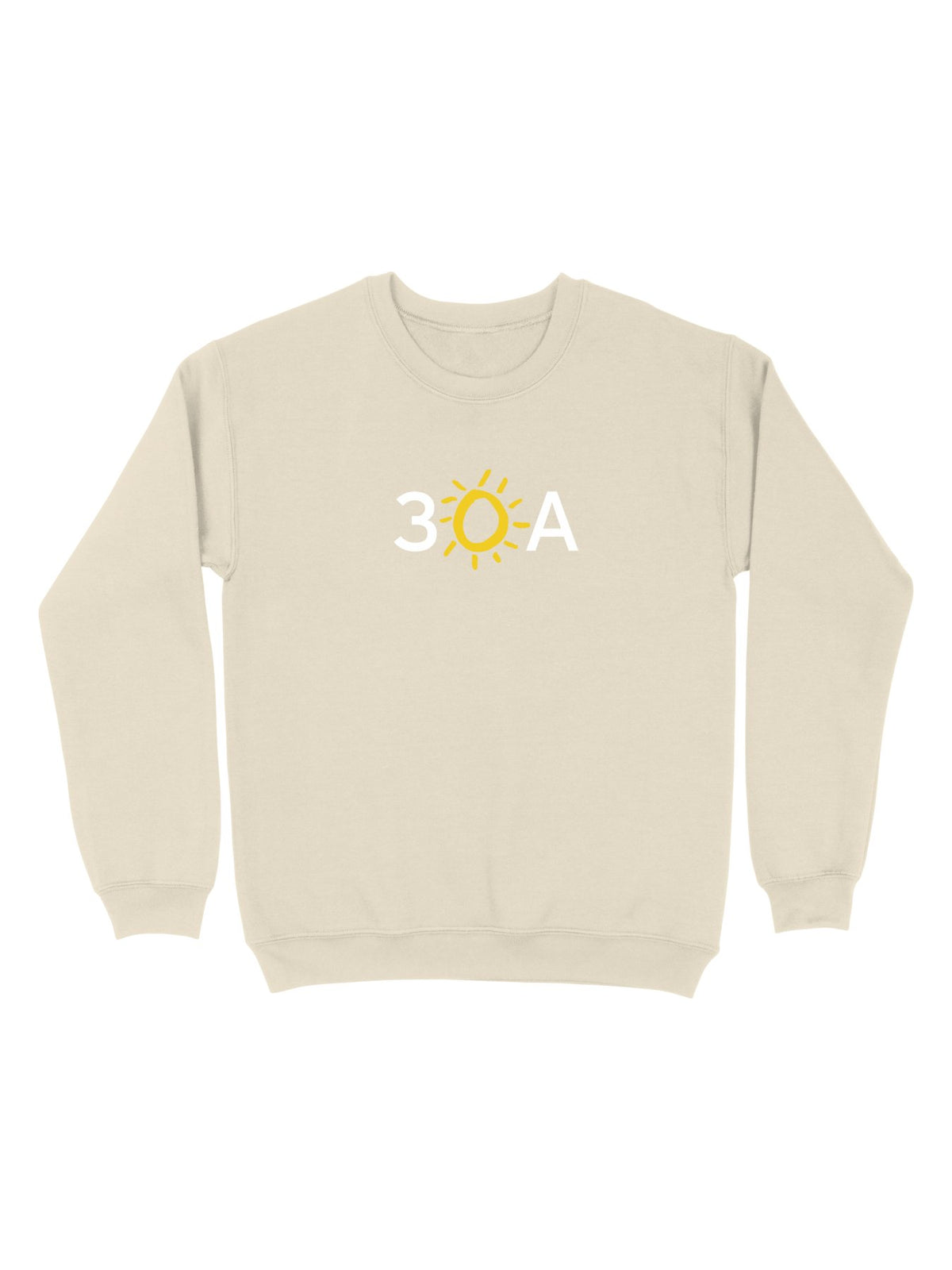 30A Logo Comfort Wash Crewneck Sweatshirt - 30A Gear - men fleece