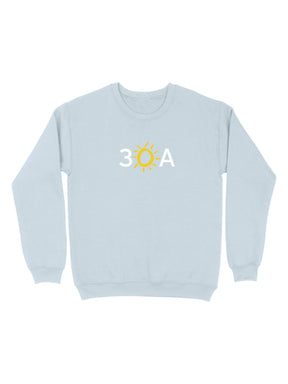 30A Logo Comfort Wash Crewneck Sweatshirt - 30A Gear - men fleece