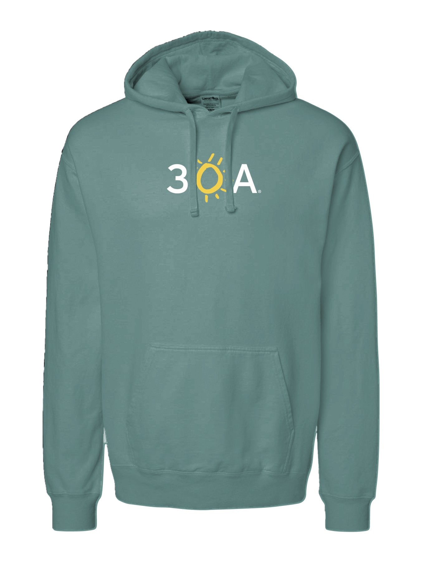 30A Logo Comfort Wash Hoodie - 30A Gear - men fleece