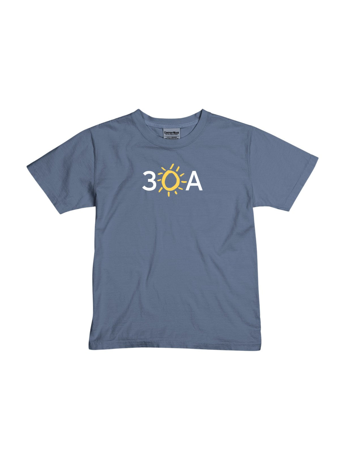 30A Logo Comfort Wash Youth T - shirt - 30A Gear - youth tee