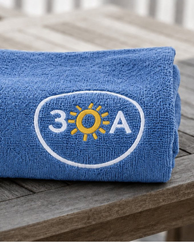 30A Logo Cotton Love Beach Towel - 30A Gear - novelty misc