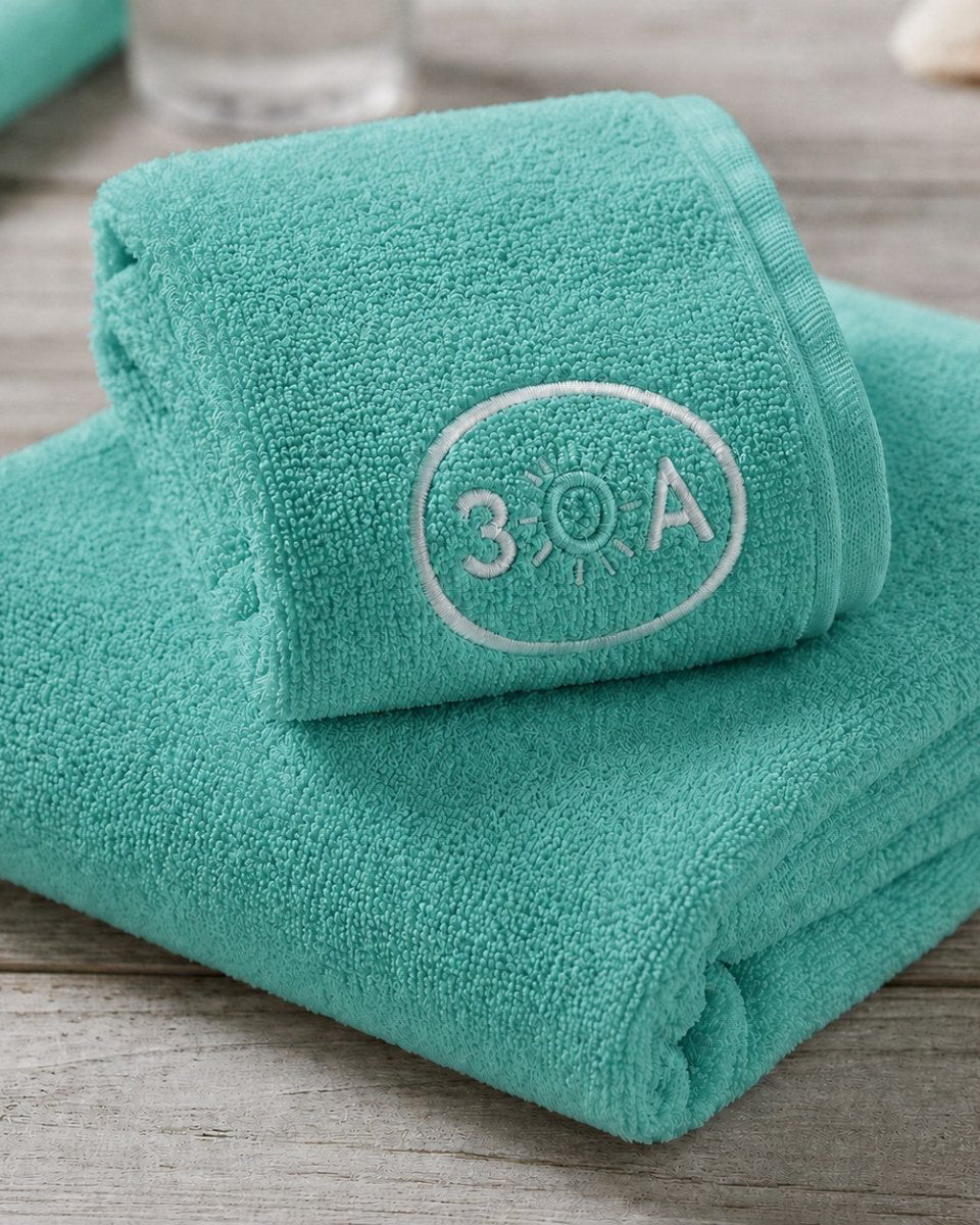 30A Logo Cotton Love Beach Towel - 30A Gear - novelty misc