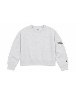 30A Logo Ladies 1636 Boxy Crew - 30A Gear - Ladies Fleece