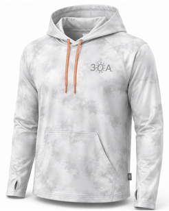 30A Logo Locale Stratus Hoodie - 30A Gear - Mens LS Performance
