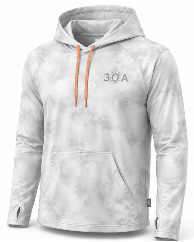 30A Logo Locale Stratus Hoodie - 30A Gear - Mens LS Performance