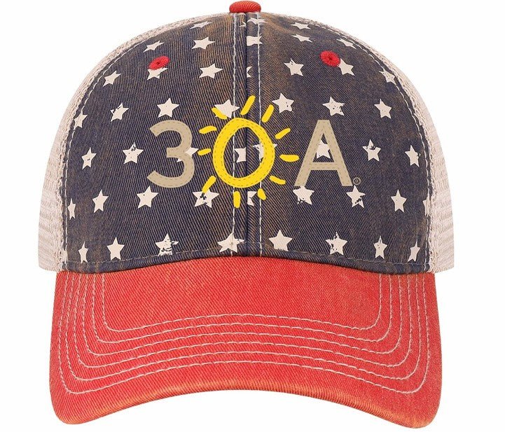 30A Logo OFA Trucker - 30A Gear - caps adjustable