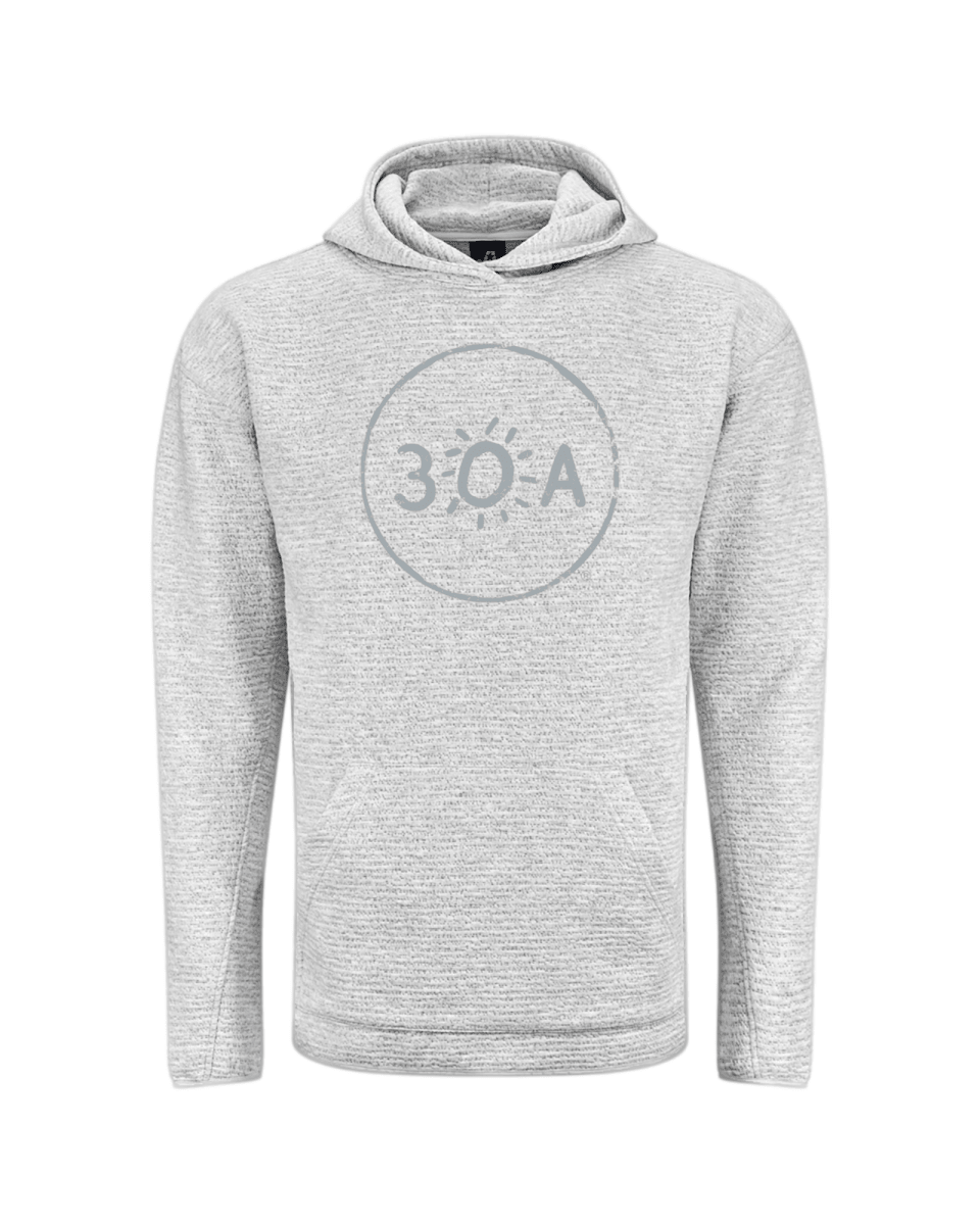 30A Logo Pebble Hoodie - 30A Gear - Mens Fleece