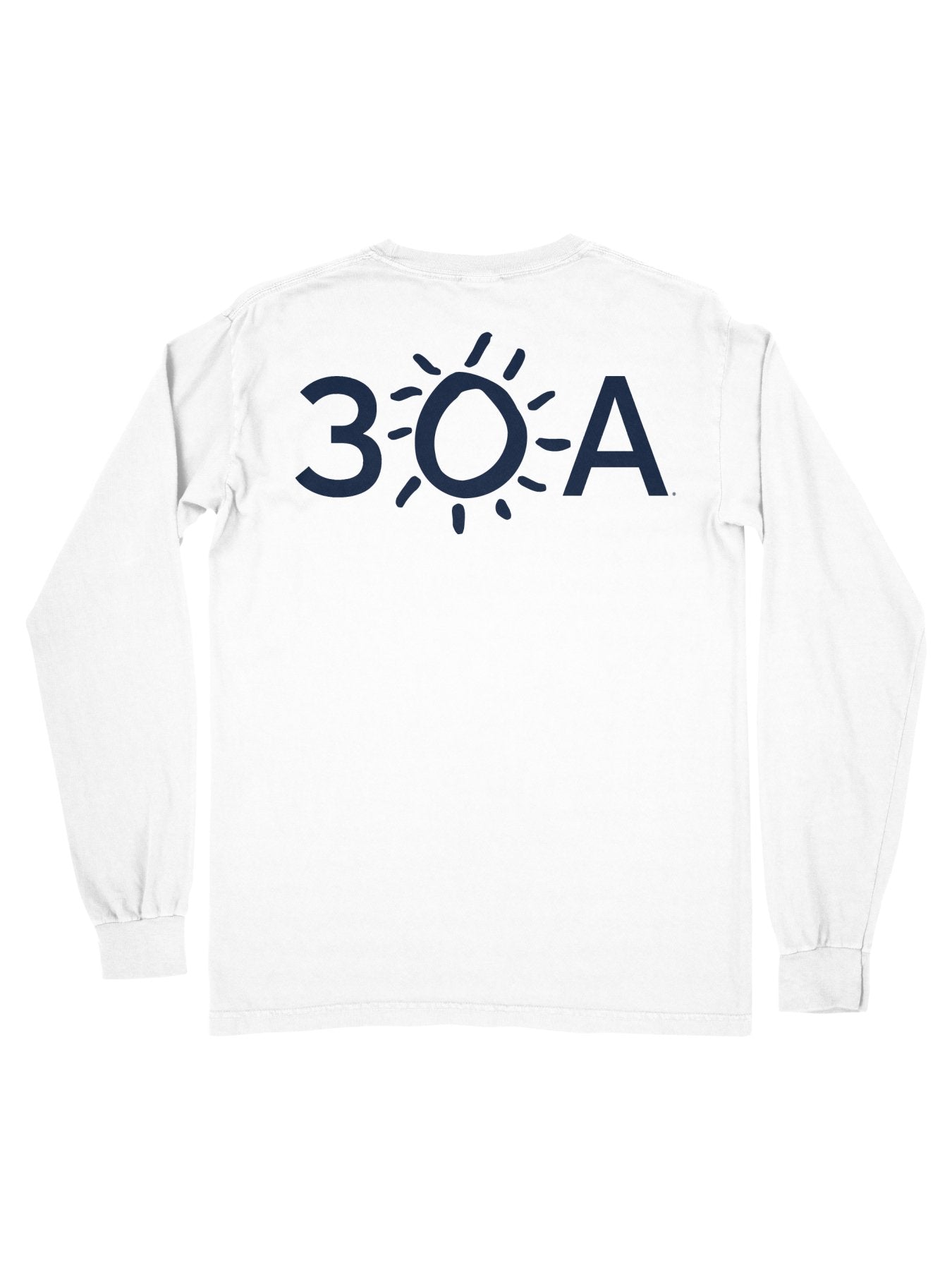 30A Logo Pocket Long Sleeve T - shirt - 30A Gear - men tee