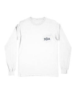 30A Logo Pocket Long Sleeve T - shirt - 30A Gear - men tee