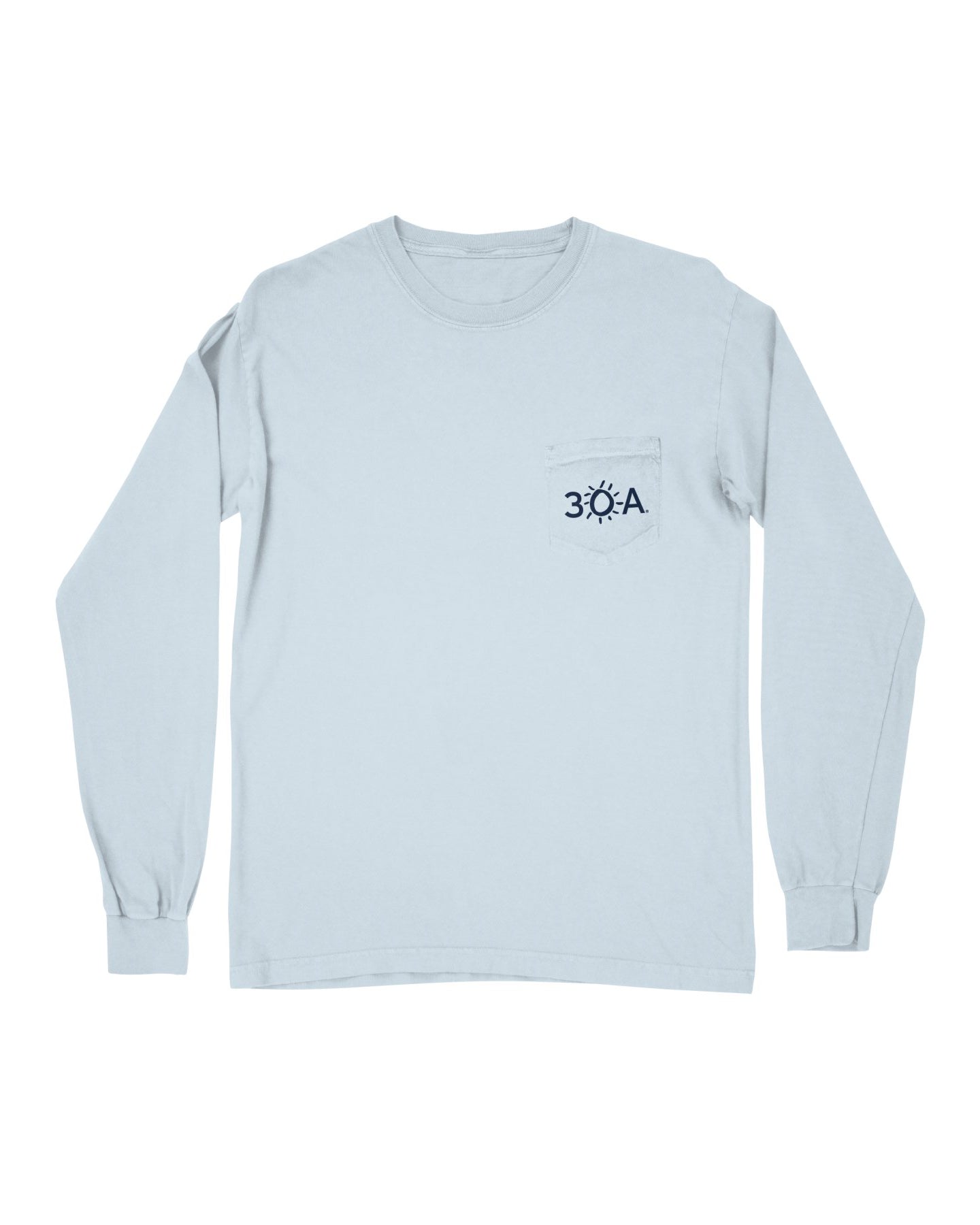 30A Logo Pocket Long Sleeve T - shirt - 30A Gear - men tee