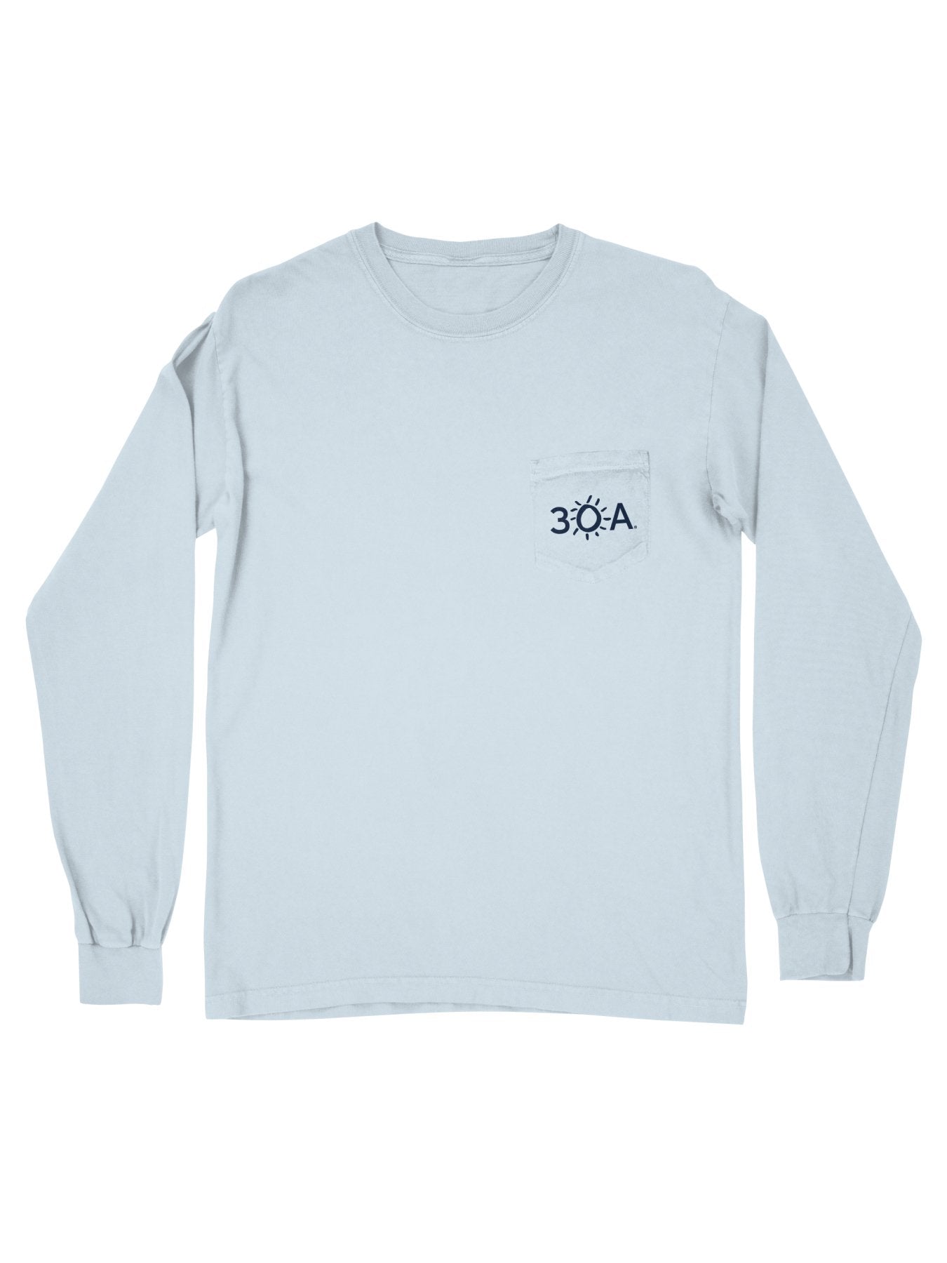 30A Logo Pocket Long Sleeve T - shirt - 30A Gear - men tee