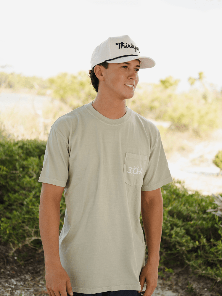 30A Logo Pocket T-Shirt - 30A Gear - men tee