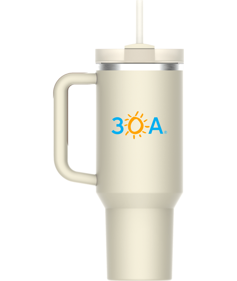 30A Logo Print Stanley Quencher H2.O FlowState™ Tumbler - 30A Gear - novelty drinkware