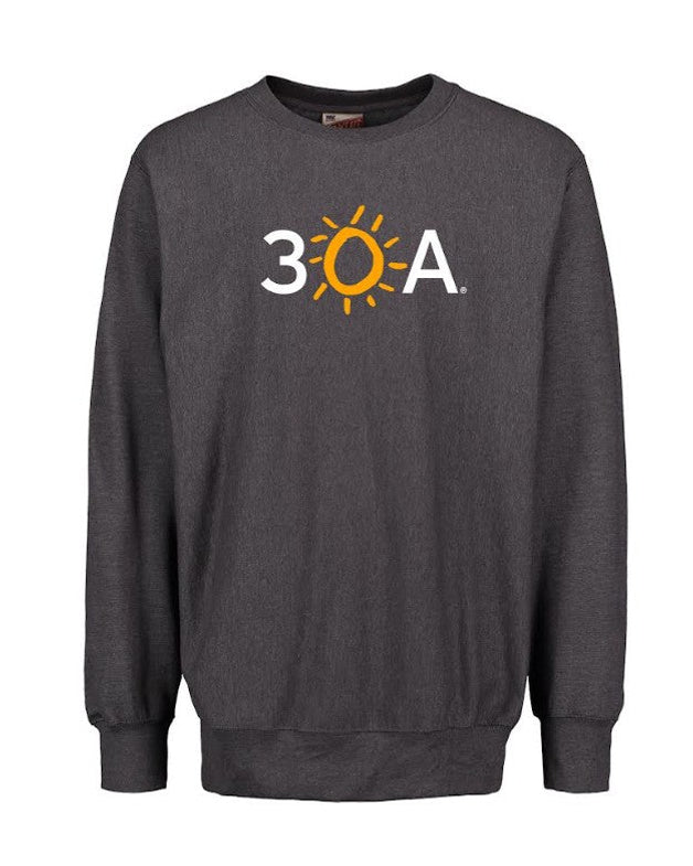 30A Logo Pro Weave Crew - 30A Gear - men fleece