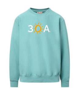 30A Logo Pro Weave Crew - 30A Gear - men fleece
