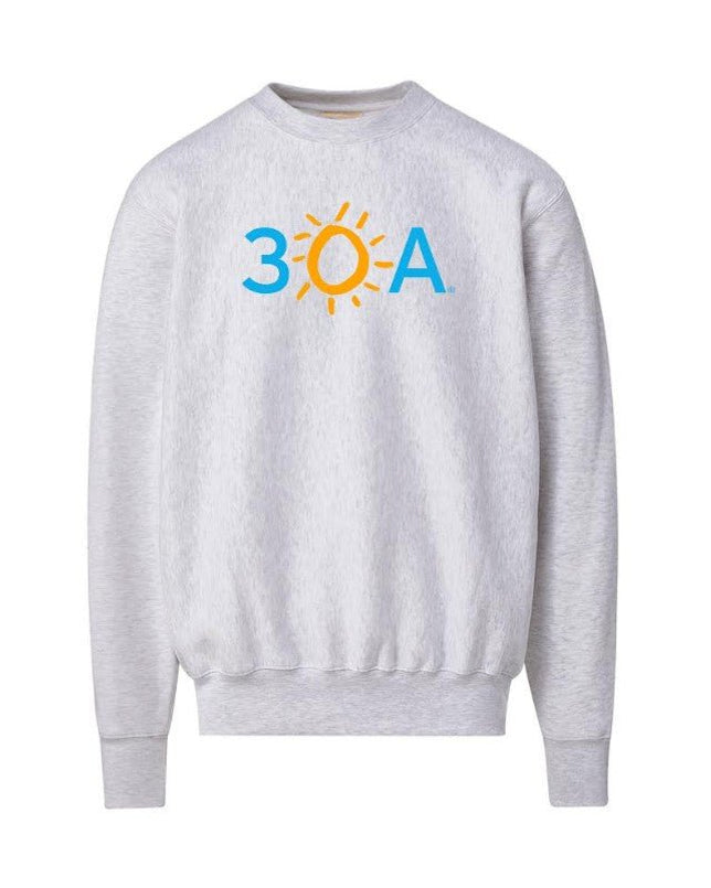 30A Logo Pro Weave Crew - 30A Gear - men fleece