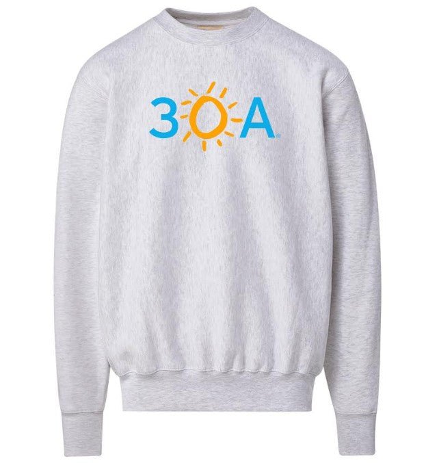 30A Logo Pro Weave Crew - 30A Gear - men fleece