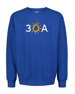 30A Logo Pro Weave Crew - 30A Gear - men fleece