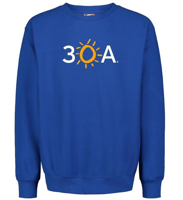 30A Logo Pro Weave Crew - 30A Gear - men fleece