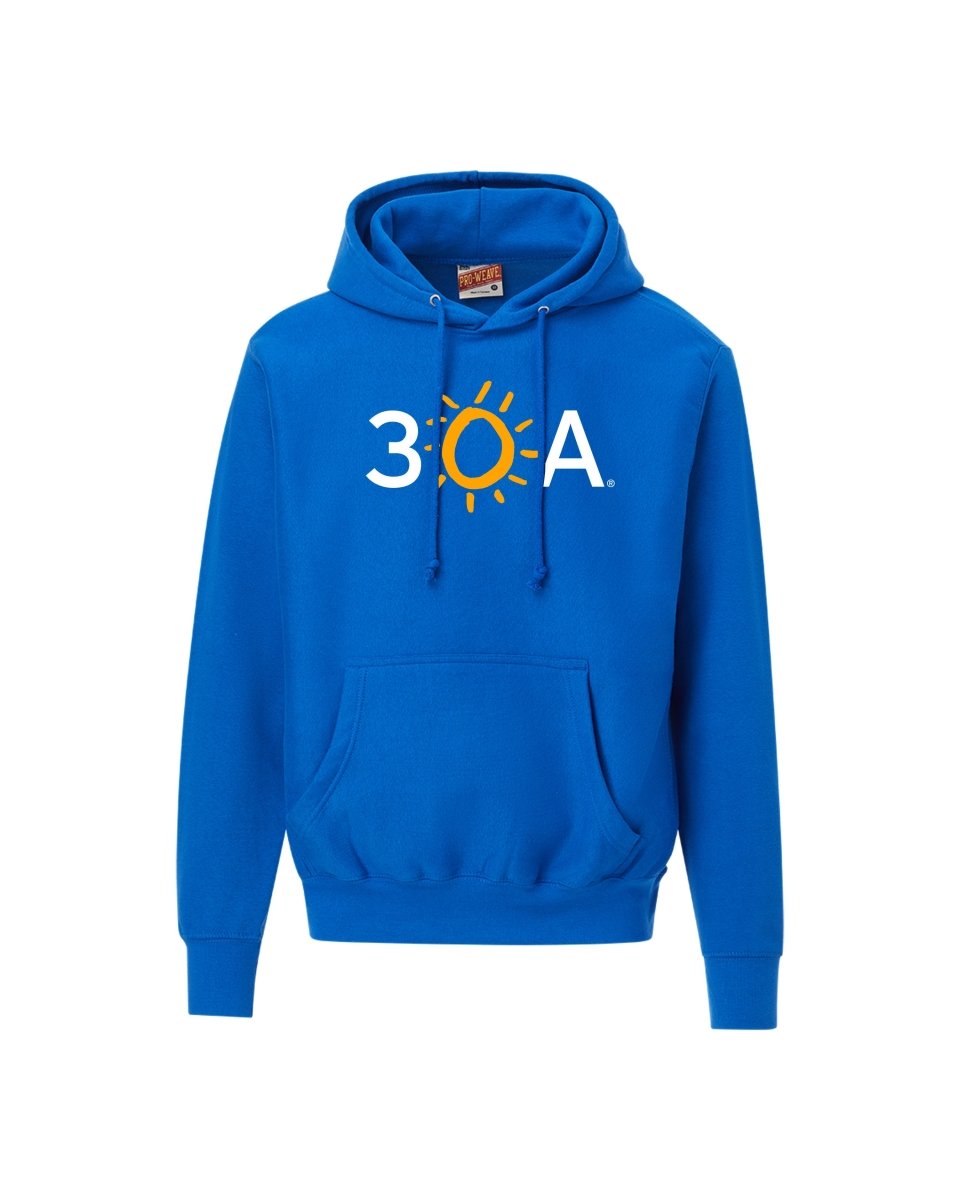 30A Logo Pro Weave Hoodie - 30A Gear - Mens Fleece