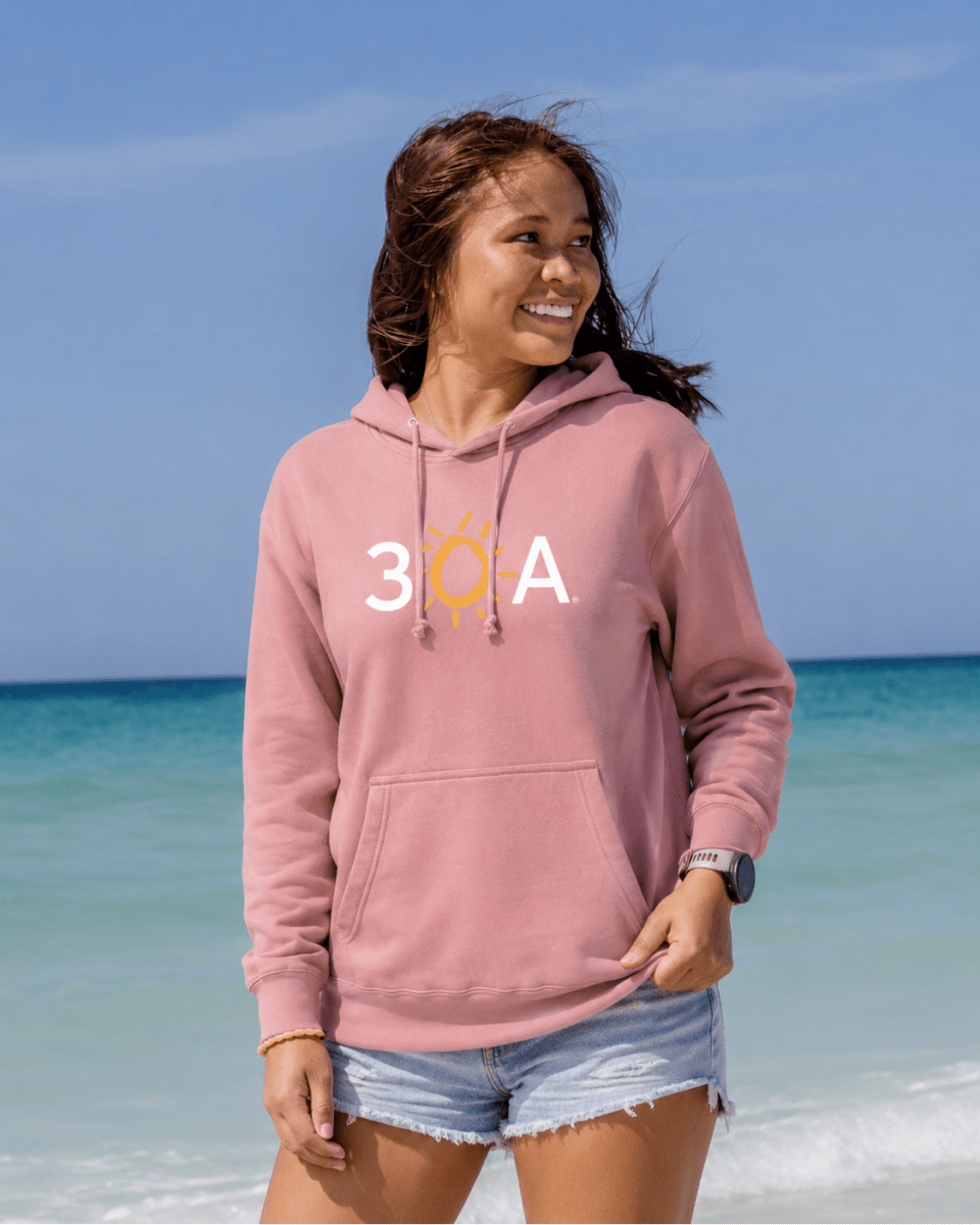 30A Logo Pro Weave Hoodie - 30A Gear - Mens Fleece