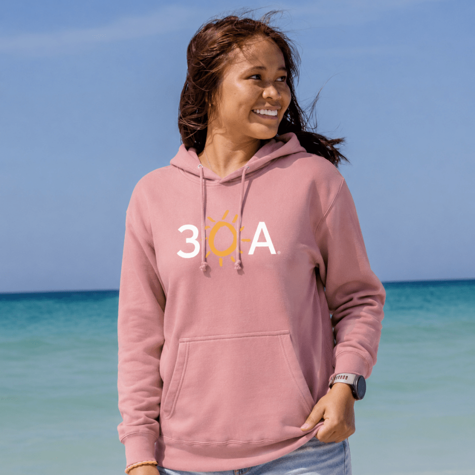 30A Logo Pro Weave Hoodie - 30A Gear - Mens Fleece