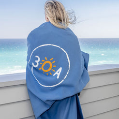 30A Logo Pro Weave Sweatshirt Blanket - 30A Gear - Blankets
