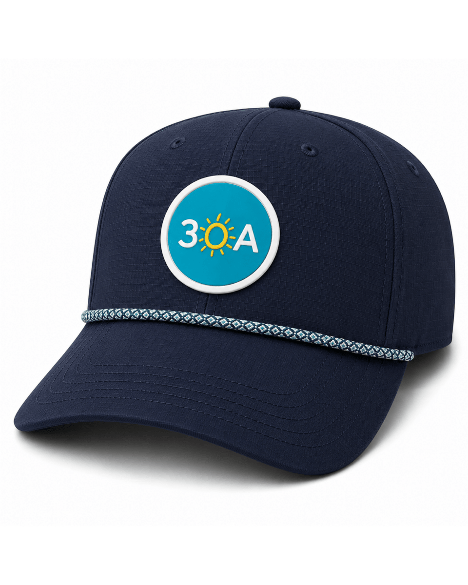 30A Logo RIPPER 6 Panel Rope Cap - 30A Gear - Caps Legacy