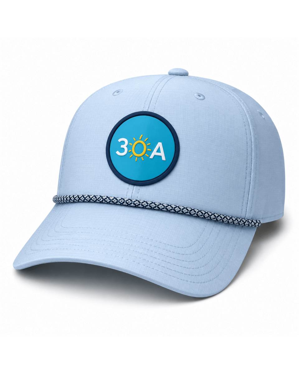 30A Logo RIPPER 6 Panel Rope Cap - 30A Gear - Caps Legacy