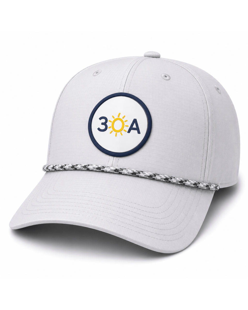 30A Logo RIPPER 6 Panel Rope Cap - 30A Gear - Caps Legacy