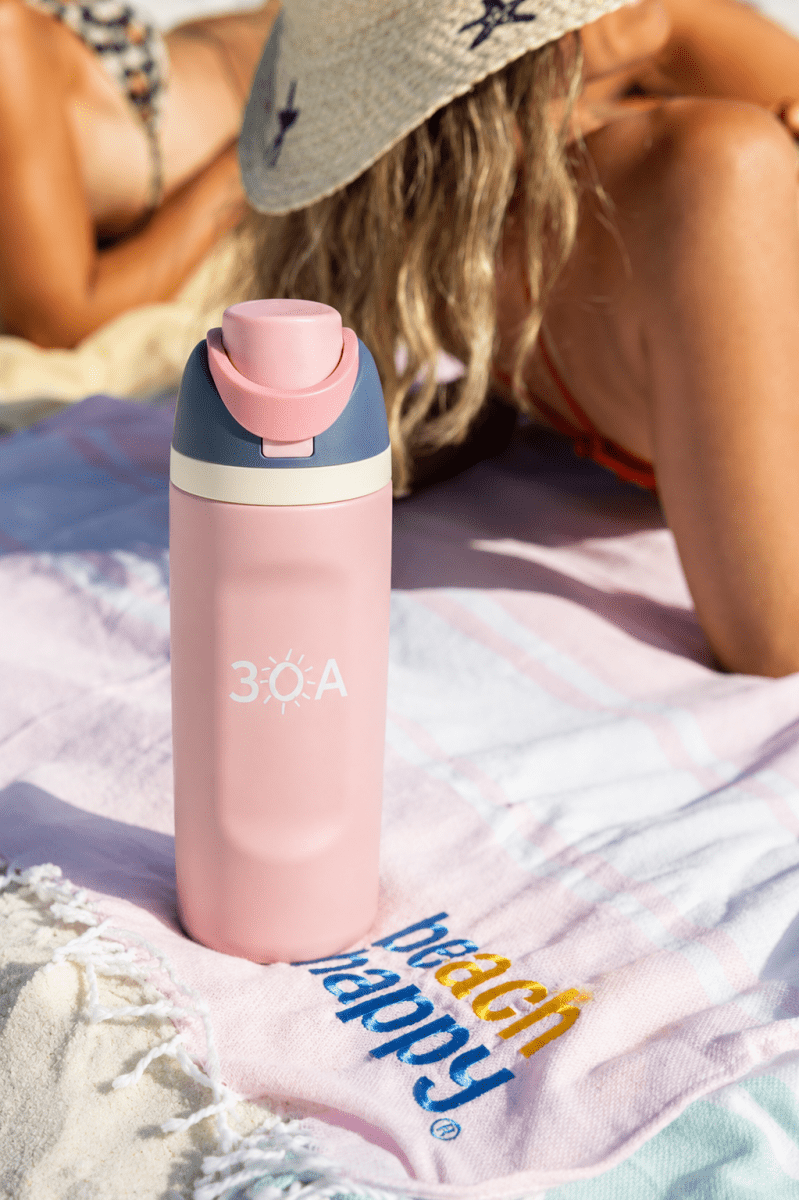 30A Logo Sip Water Bottle 16 Ounce - 30A Gear - novelty drinkware