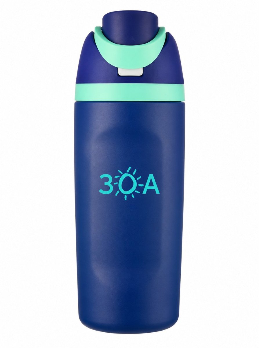 30A Logo Sip Water Bottle 16 Ounce - 30A Gear - novelty drinkware