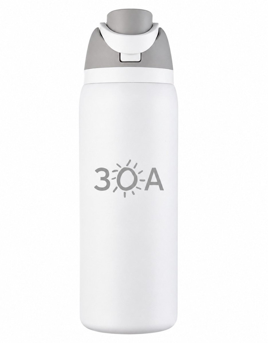 30A Logo Sip Water Bottle 16 Ounce - 30A Gear - novelty drinkware