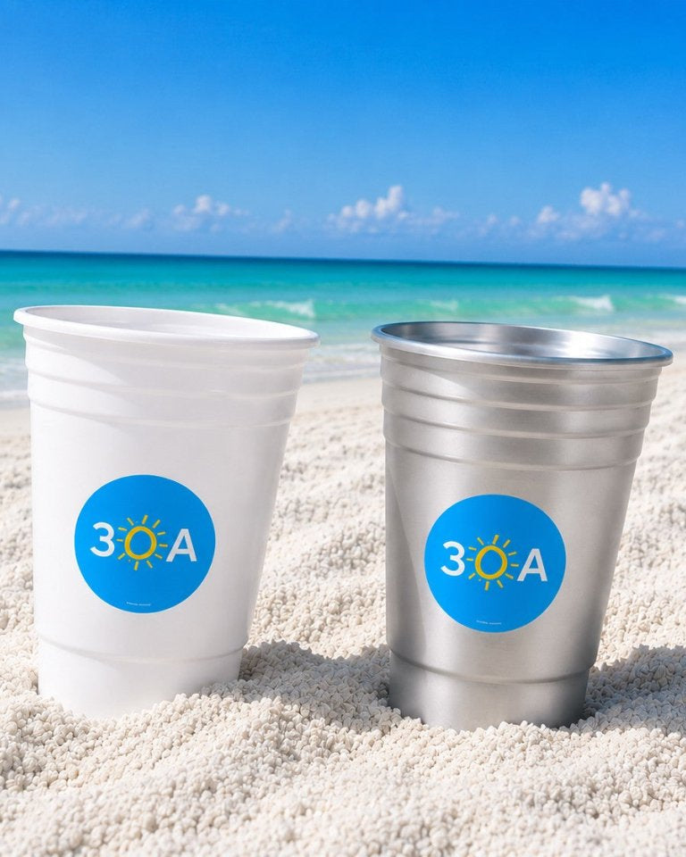 30A Logo Solo Cup - 30A Gear - novelty drinkware
