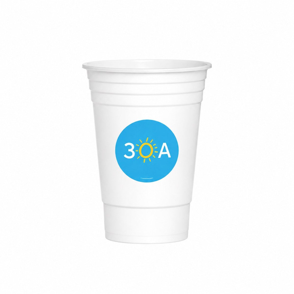 30A Logo Solo Cup - 30A Gear - novelty drinkware