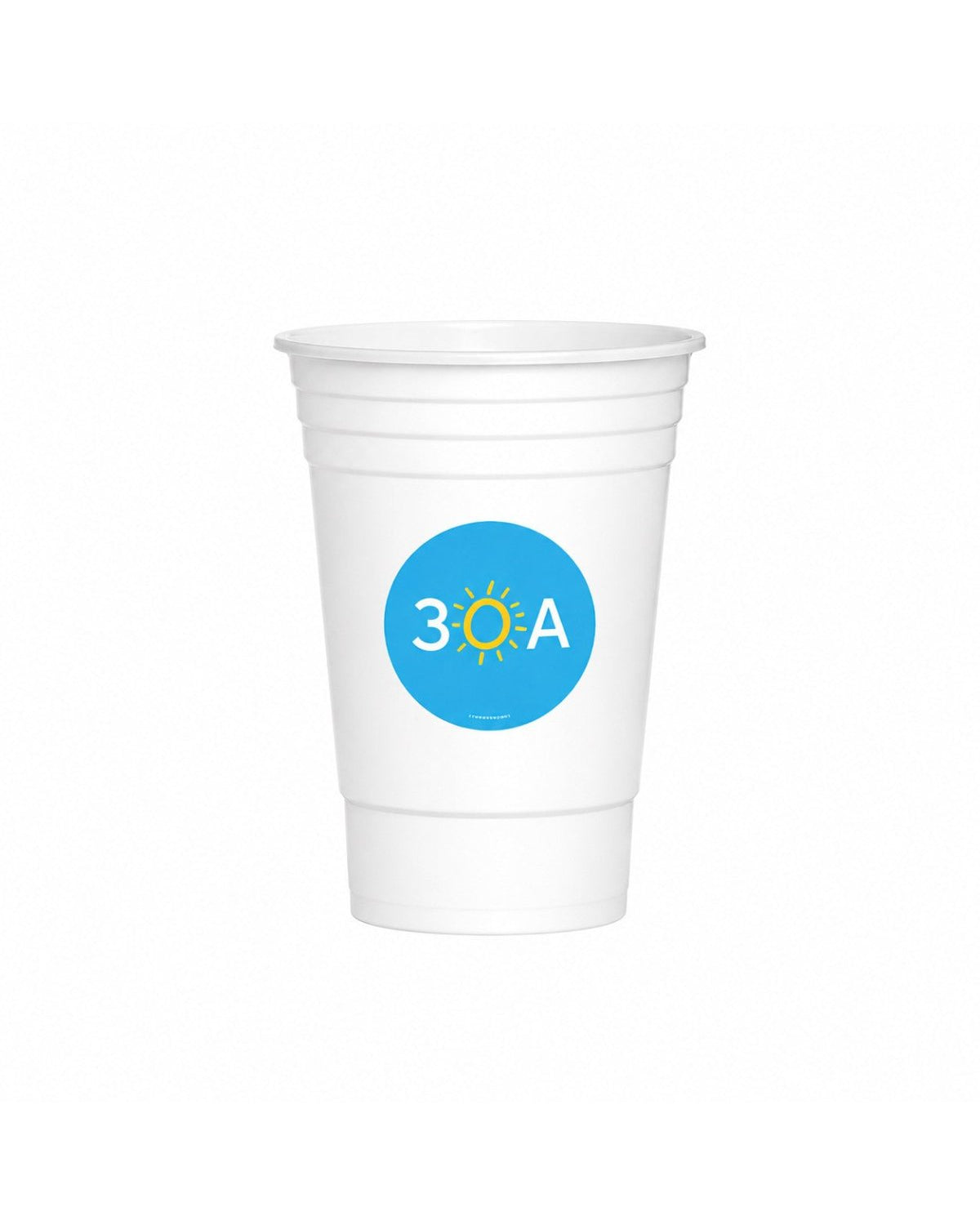 30A Logo Solo Cup - 30A Gear - novelty drinkware