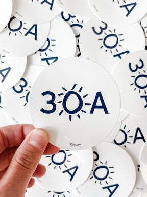 30A Logo Sticker - 30A Gear - novelty sticker