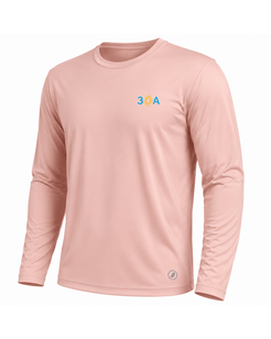 30A Logo Sundial Long Sleeve Crew - 30A Gear - Mens LS Performance