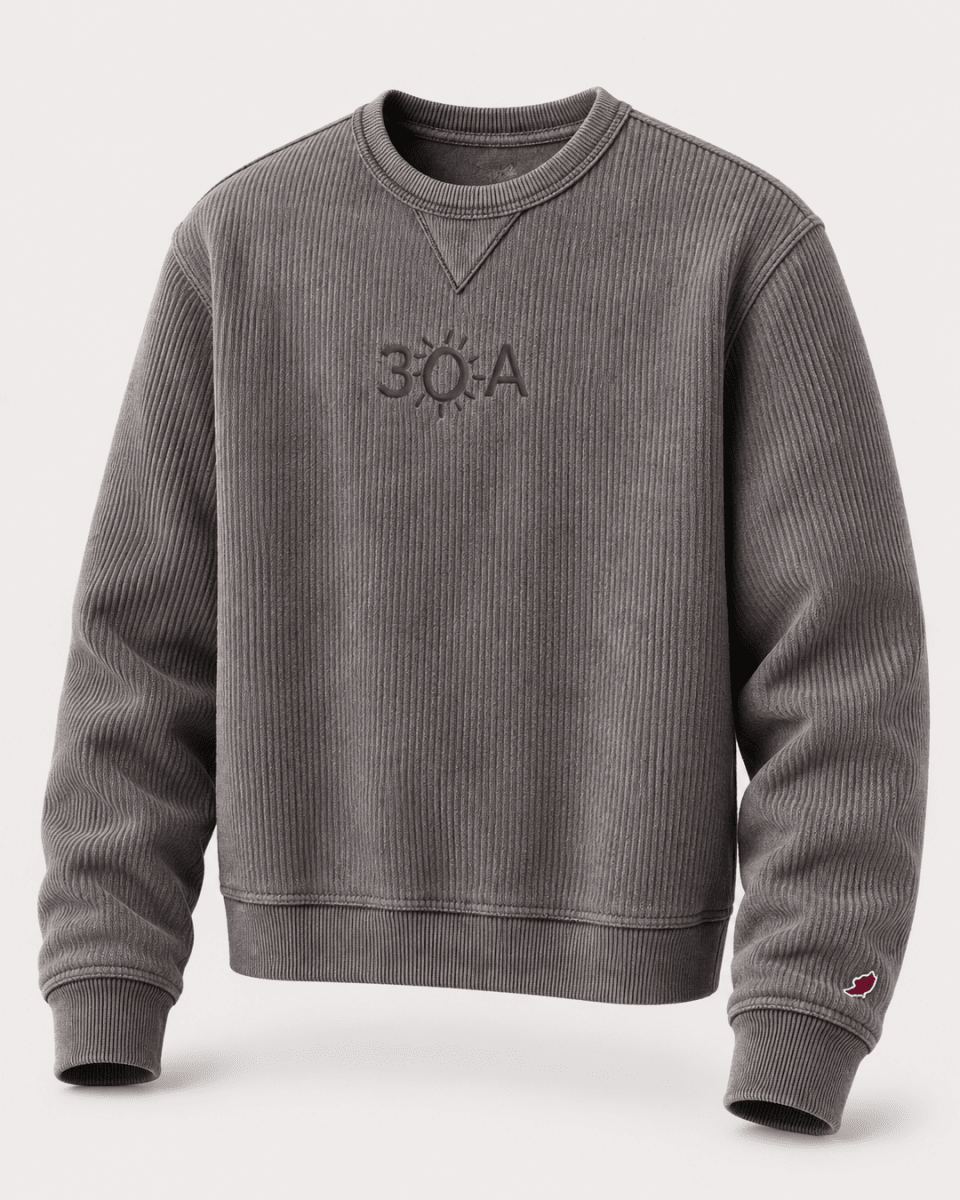 30A Logo Timber Crew - 30A Gear - Ladies Waffle