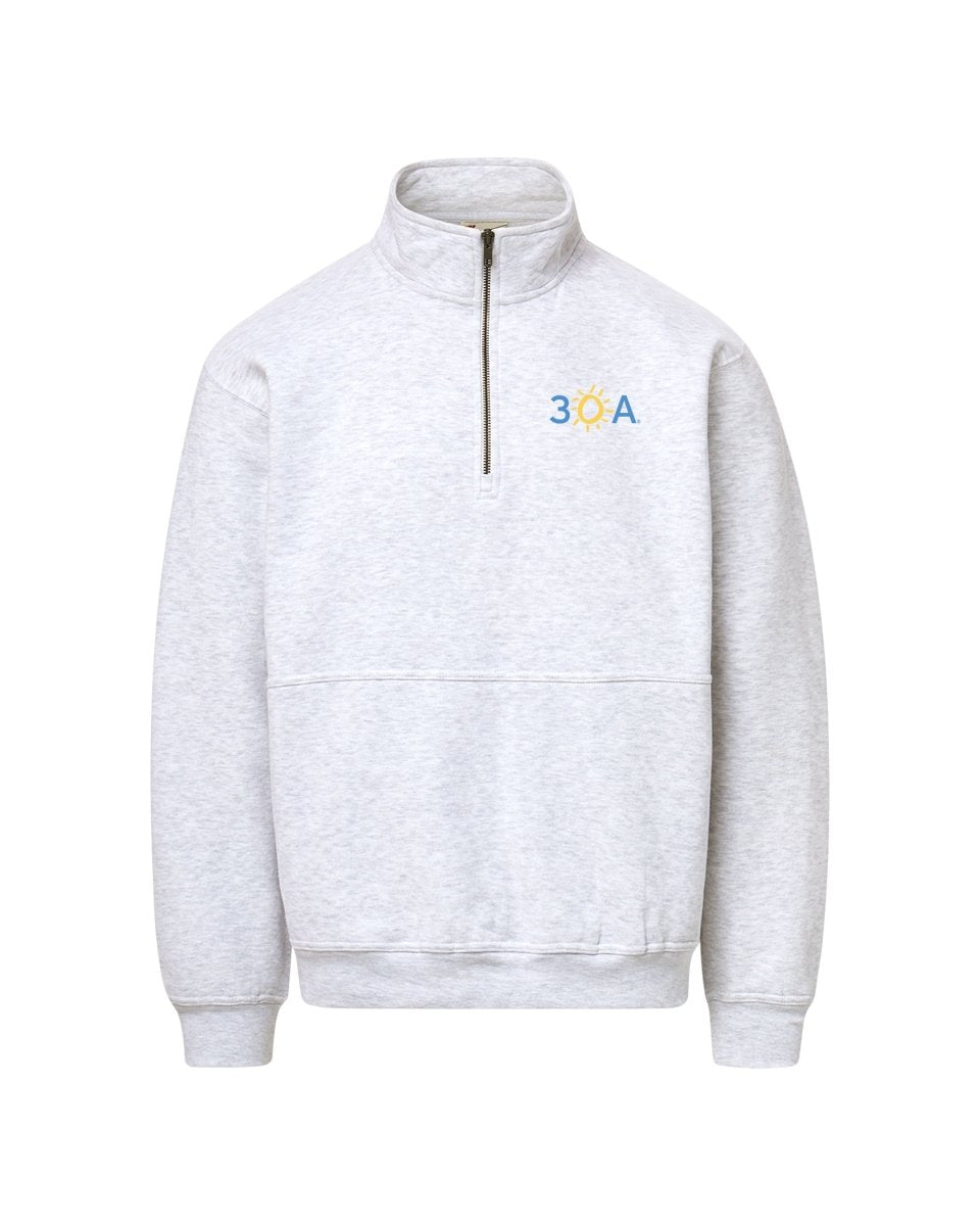 30A Logo Vintage 1/4 Zip - 30A Gear - Mens Fleece