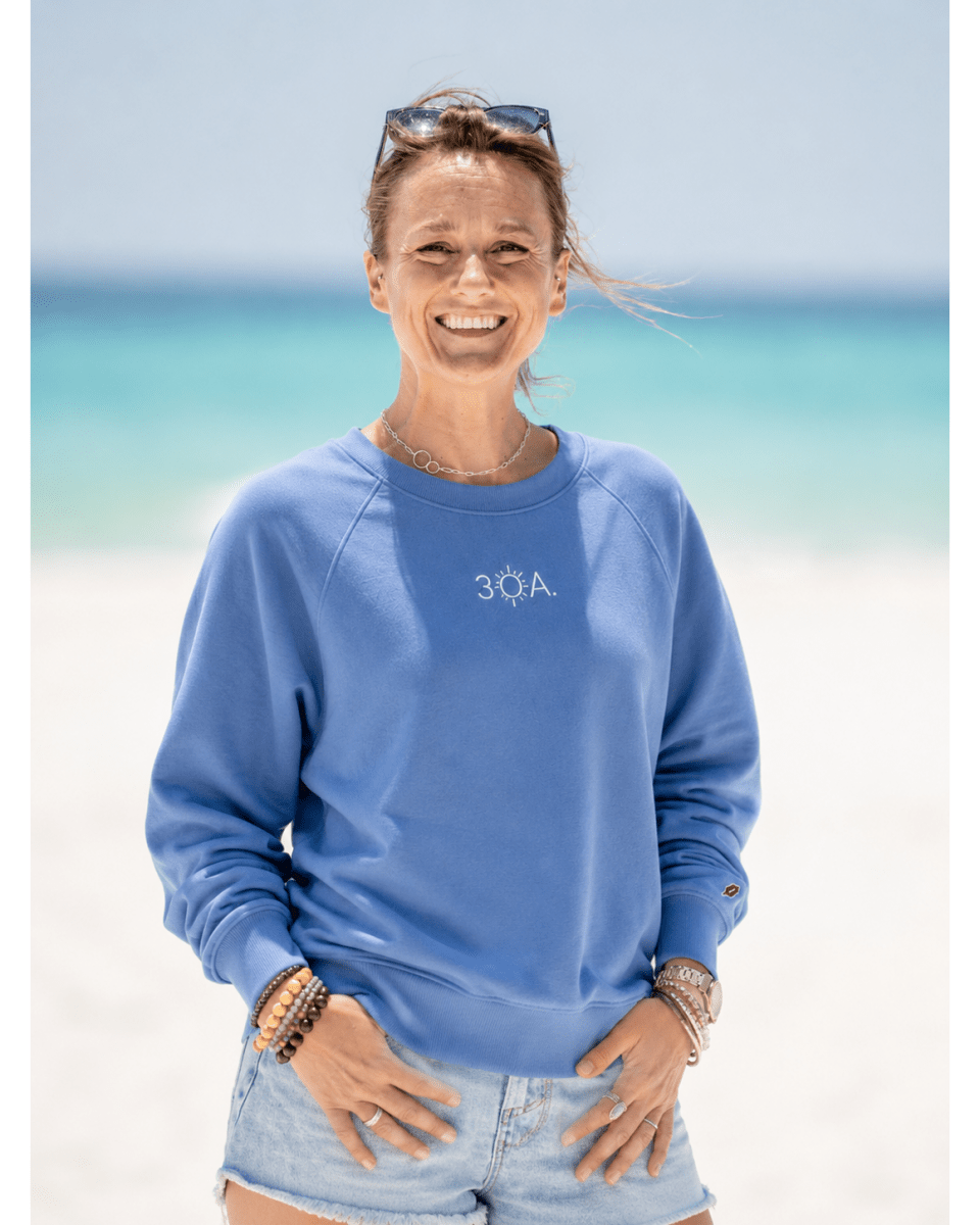 30A Logo W 1991 Crew - 30A Gear - Ladies Fleece