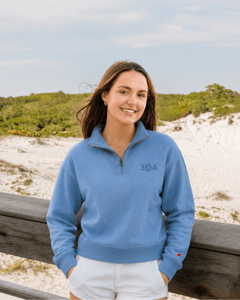 30A Logo W 1991 Fleece 1.4 Zip - 30A Gear - women fleece