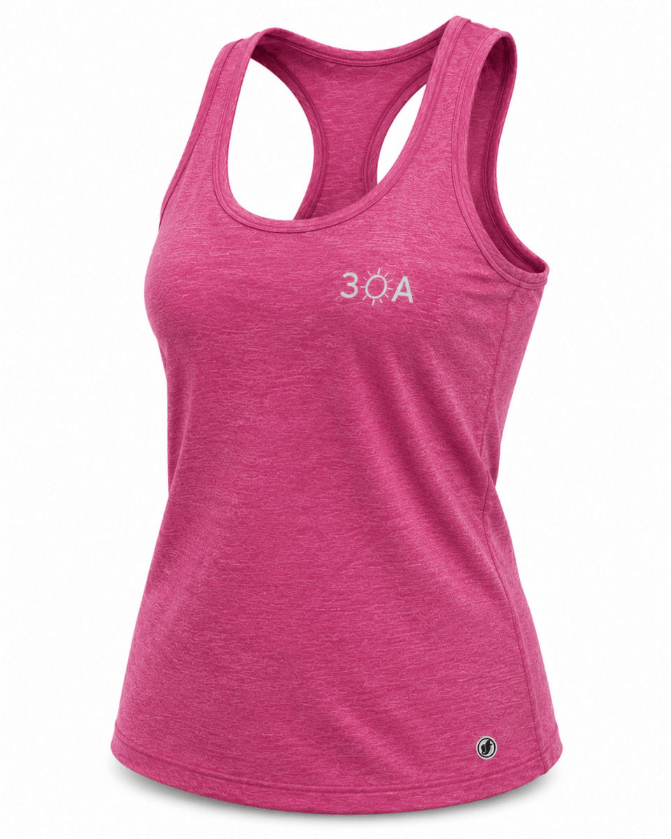 30A Logo W Burnout Racer Tank - 30A Gear - Tank Legacy Racerback