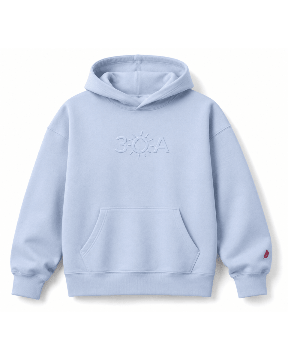 30A Logo W Reverse Fleece Hoodie - 30A Gear - Ladies Fleece
