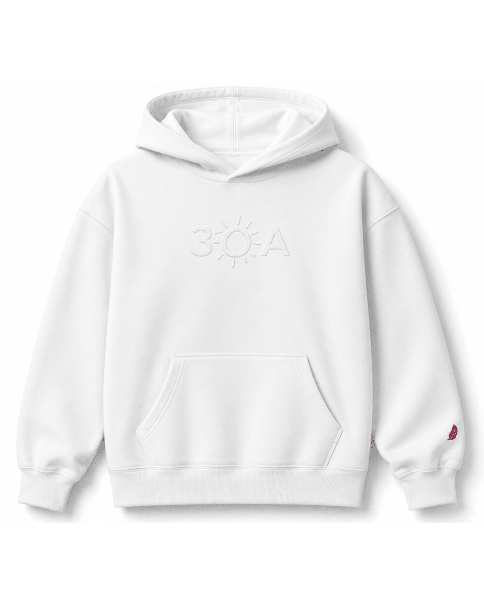 30A Logo W Reverse Fleece Hoodie - 30A Gear - Ladies Fleece