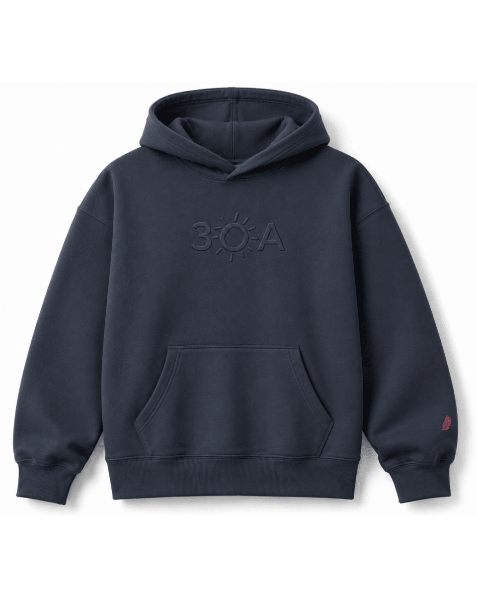 30A Logo W Reverse Fleece Hoodie - 30A Gear - Ladies Fleece