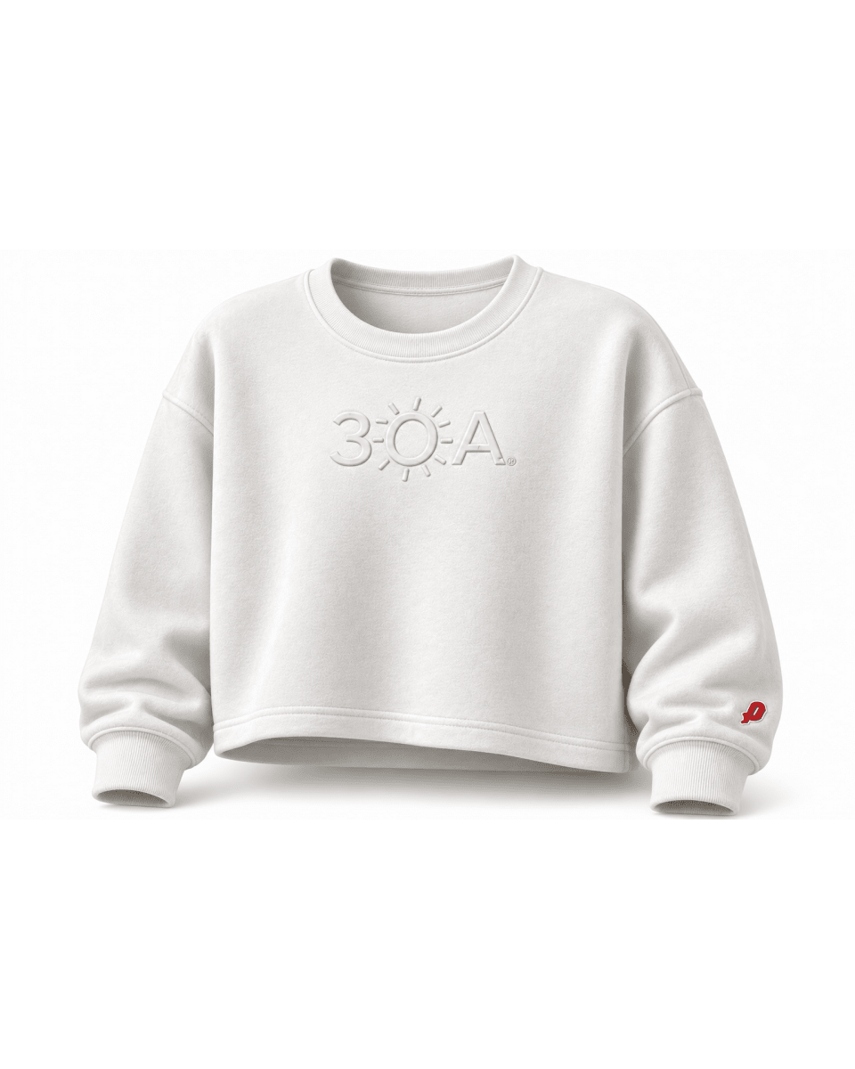 30A Logo W Reverse Fleece Midi Crew - 30A Gear - Ladies Fleece